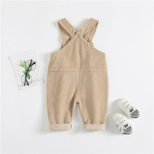 Pantalones de Mezclilla con Tirantes para Niños y Niñas - Image 2