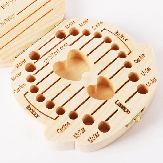 Caja de Madera Organizadora de Dientes para Bebés y Niños - Image 10