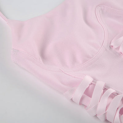 Chaleco Halter con Control de Cintura y Cordones - Diseño Veraniego para Mujer - Image 45