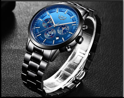 Reloj Deportivo Empresarial de Cuarzo Lunar Resistente al Agua para Hombre - Image 14