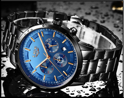 Reloj Deportivo Empresarial de Cuarzo Lunar Resistente al Agua para Hombre - Image 16