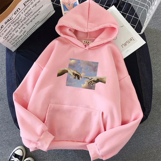 Sudadera Estampada Manos Divinas - Diseño Icónico Candy Color - Image 14