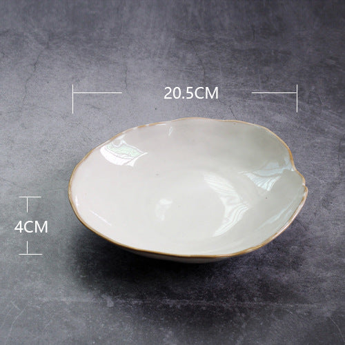 Plato de Cerámica Irregular para Cena - Image 9