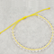 Crystal beaded bracelet Yellow
