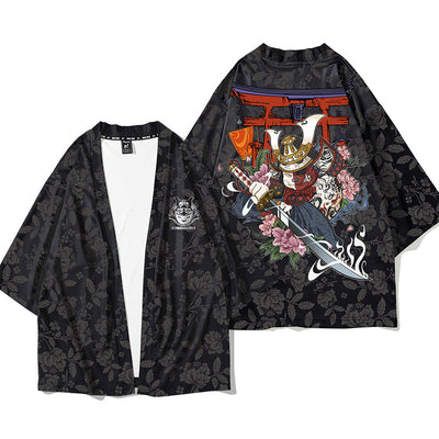 Cardigan Kimono Japonés Estilo Nacional - Image 14