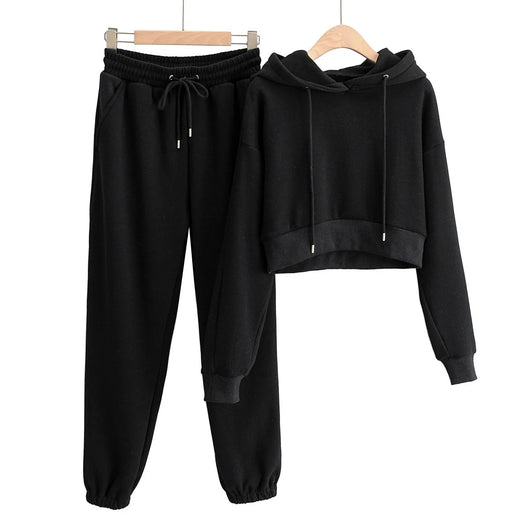 Conjunto Deportivo Otoñal: Sudadera con Capucha y Pantalón de Cintura Elástica - Image 4