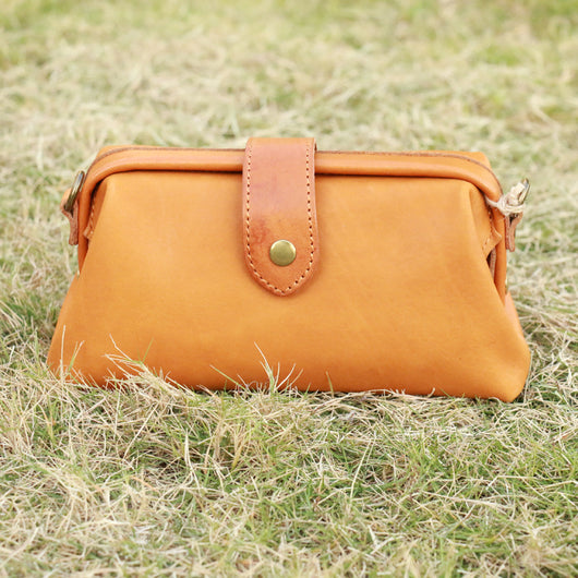 Bolso de Cuero Curtido al Vegetal Estilo Retro para Mujer - Image 11