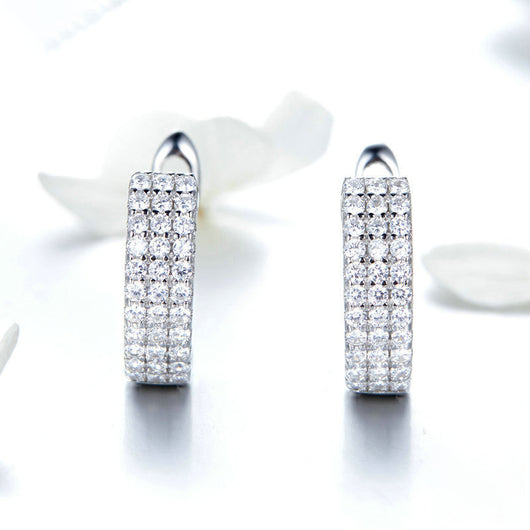 Aretes de Plata 925 con Circonita - Image 6