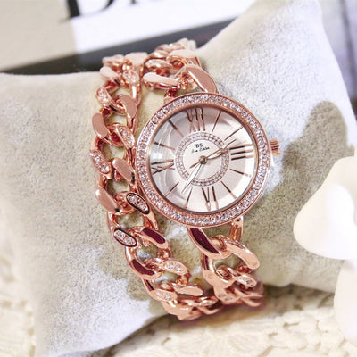 Reloj Pulsera Decorativo con Cadena para Mujer - Image 4