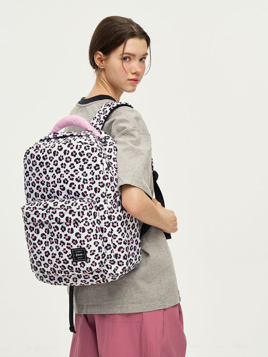 Mochila Casual Leopardo Gran Capacidad - Perfecta para Viajes - Image 3