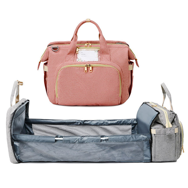 Cuna Portátil Plegable con Bolsa Térmica para Bebé