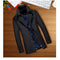 Chaqueta Delgada Slim Fit Coreana para Hombre Talla Grande