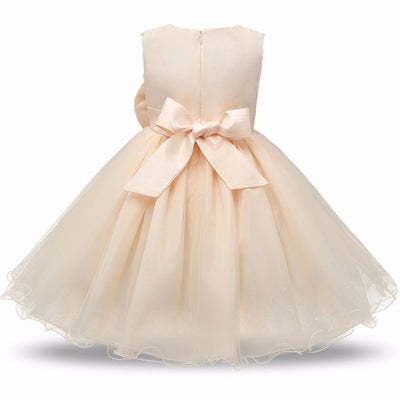 Vestido de Princesa Tutú Floral para Niña - Fiesta, Boda y Cumpleaños - Image 7