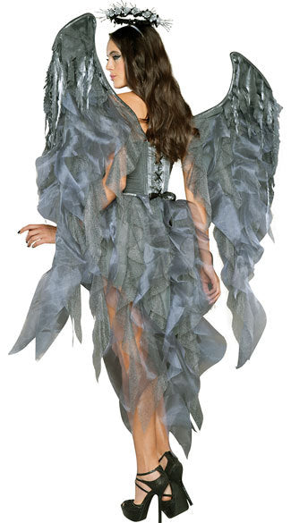 Disfraz Ángel Oscuro para Halloween - Cosplay Profesional - Image 2