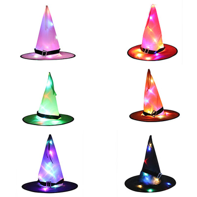 Sombrero de Bruja con Luces LED y Orejas de Elfo - Decoración Halloween para Niños - Image 7