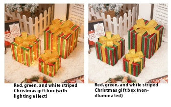 Set de 3 Cajas de Regalo Navideñas con Luces LED Decorativas - Image 16