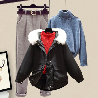 Conjunto de Sudadera Acolchada de Algodón para Mujer - Image 33
