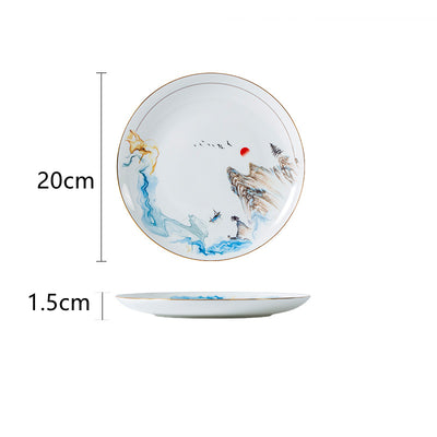 Juego de Vajilla de Porcelana Nórdica Premium para el Hogar - Image 23