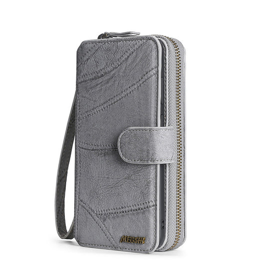 Funda de Cuero para Teléfono con Compartimentos para Tarjetas