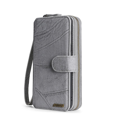 Funda de Cuero para Teléfono con Compartimentos para Tarjetas
