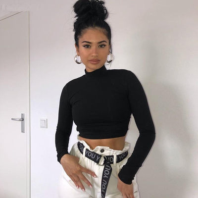 Blusa de Manga Larga con Cordones