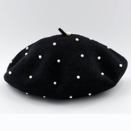 Boina de Lana con Perlas Estrelladas - Image 6