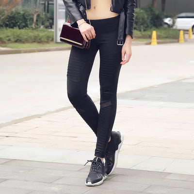 Leggings Deportivos de Cintura Alta Elásticos y Ajustados - Image 5
