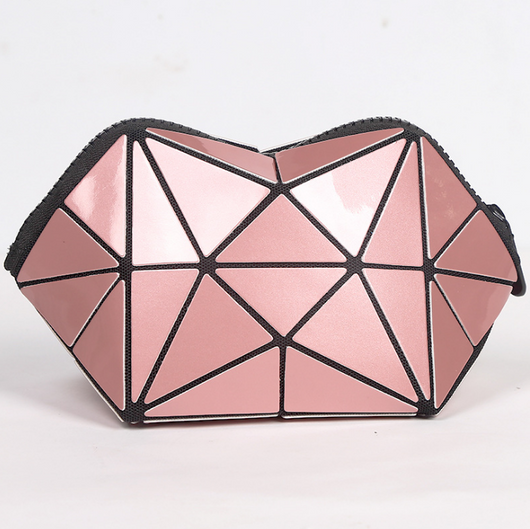 Neceser Geométrico Organizador de Maquillaje Plegable para Viajes - Image 6