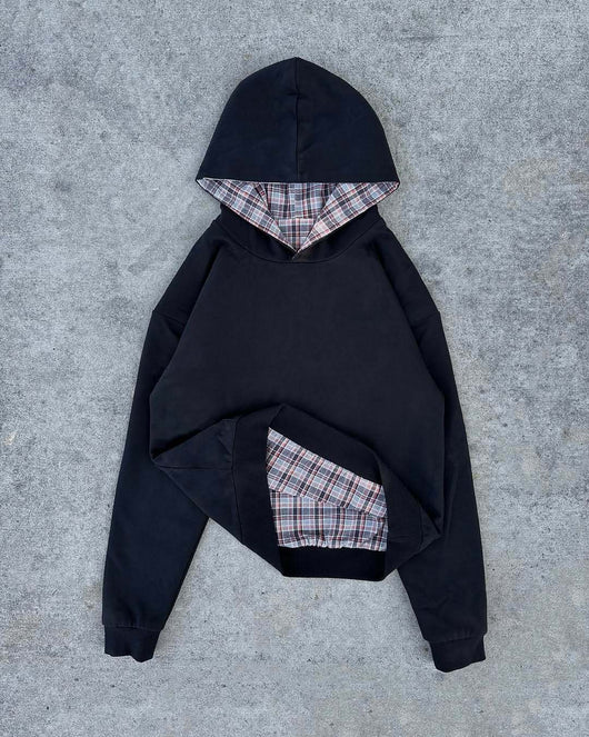 Suéter Retro Hip Hop Reversible con Cuadros Casuales - Image 7