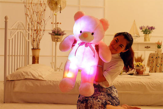 Osito de Peluche LED Luminoso Multicolor - Regalo Navideño Interactivo para Niños - Image 11