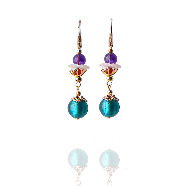 Aretes de Vidrio Árbol Ancestral con Mil Vides - Image 11