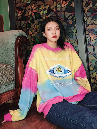 Sudadera Oversize Eye Letter - Image 2