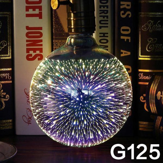 Bombilla LED Decorativa 3D Fuegos Artificiales - Múltiples Formas y Voltajes - Image 12