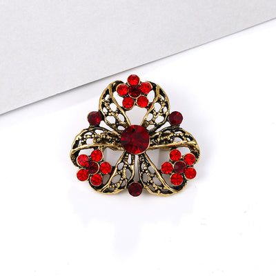Broche de Aleación con Cristales de Fantasía Pequeño - Image 45