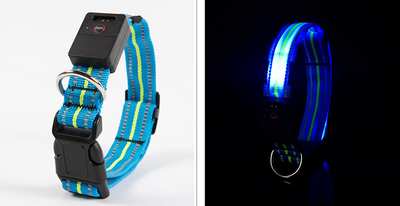 Collar Inteligente para Mascotas con Fibra Óptica, Impermeable y Carga Magnética - Image 10