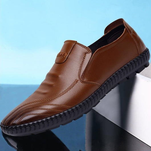 Zapatos Casuales de Cuero PU sin Cordones para Hombre - Image 12