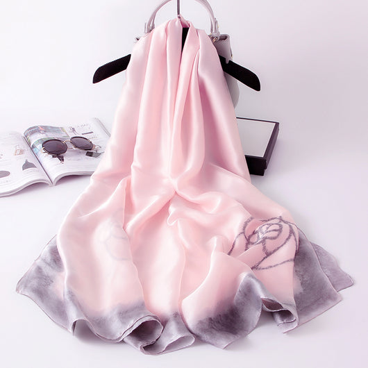 Pañuelo de Seda Versátil para Primavera, Otoño e Invierno