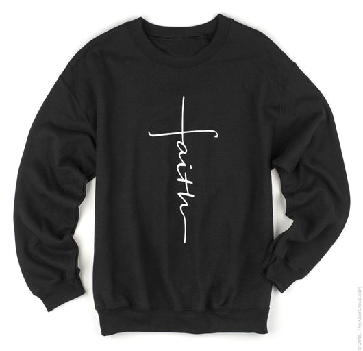 Suéter Estampado Faith Cross - Diseño Urbano Otoño Invierno Unisex - Image 6