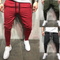 Pantalones de jogging para hombre con rayas y cordón ajustable