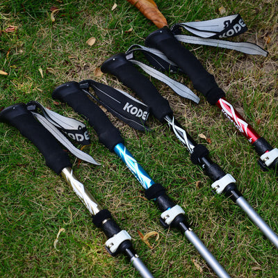 Bastones de Trekking Plegables de Aluminio con Cierre Externo - 5 Secciones Portátiles - Image 4