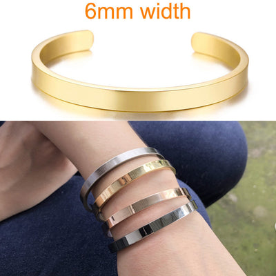 Pulsera C de 4MM para Mujer con Grabado Personalizado - Image 24