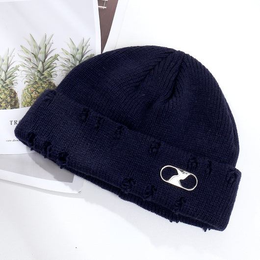 Gorro Tejido Hip Hop con Anillo Decorativo para Hombre y Mujer - Image 16