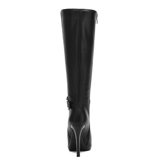 Botas Stiletto de Plataforma Alta Sexy - Estilo Europeo Puntiagudo - Image 3