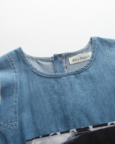 Vestido Denim Strapless para Niña - Diseño Verano - Image 18