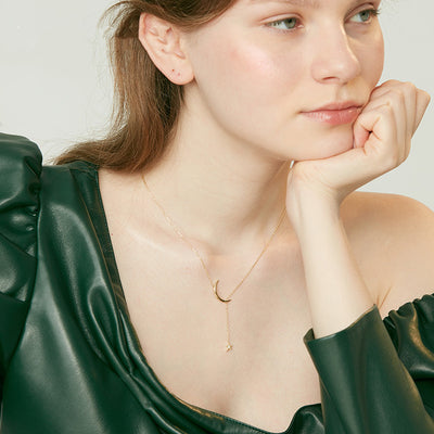 Collar de Plata Esterlina con Estrella y Luna - Image 3