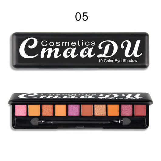 Paleta de Sombras Mate Perladas 10 Colores - Acabado Profesional - Image 16