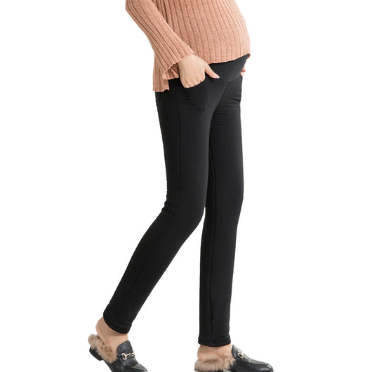 Pantalones de Maternidad con Forro Térmico Triple