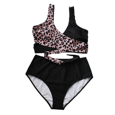Bikini Dos Tonos con Push Up y Cruce en el Pecho - Image 10