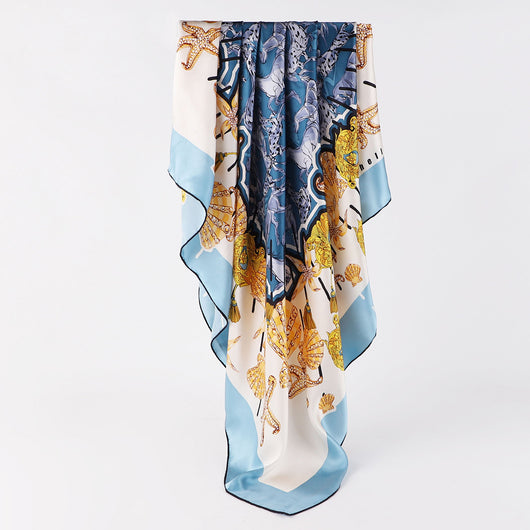 Pañuelo de Seda Cuadrado para Mujer - Image 7