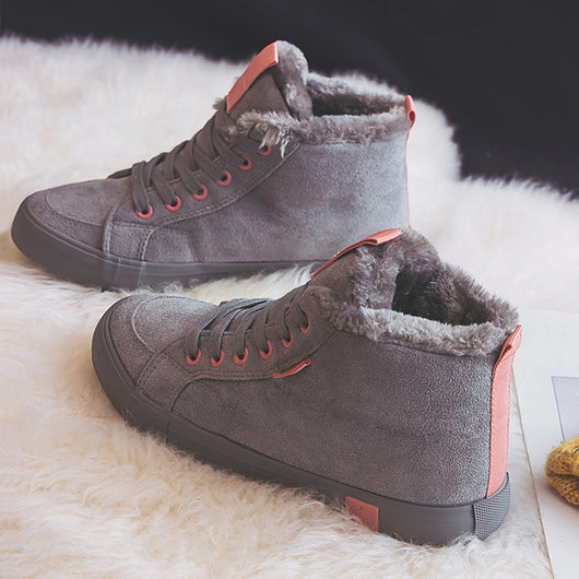 Zapatillas Altas de Algodón para Mujer - Image 7